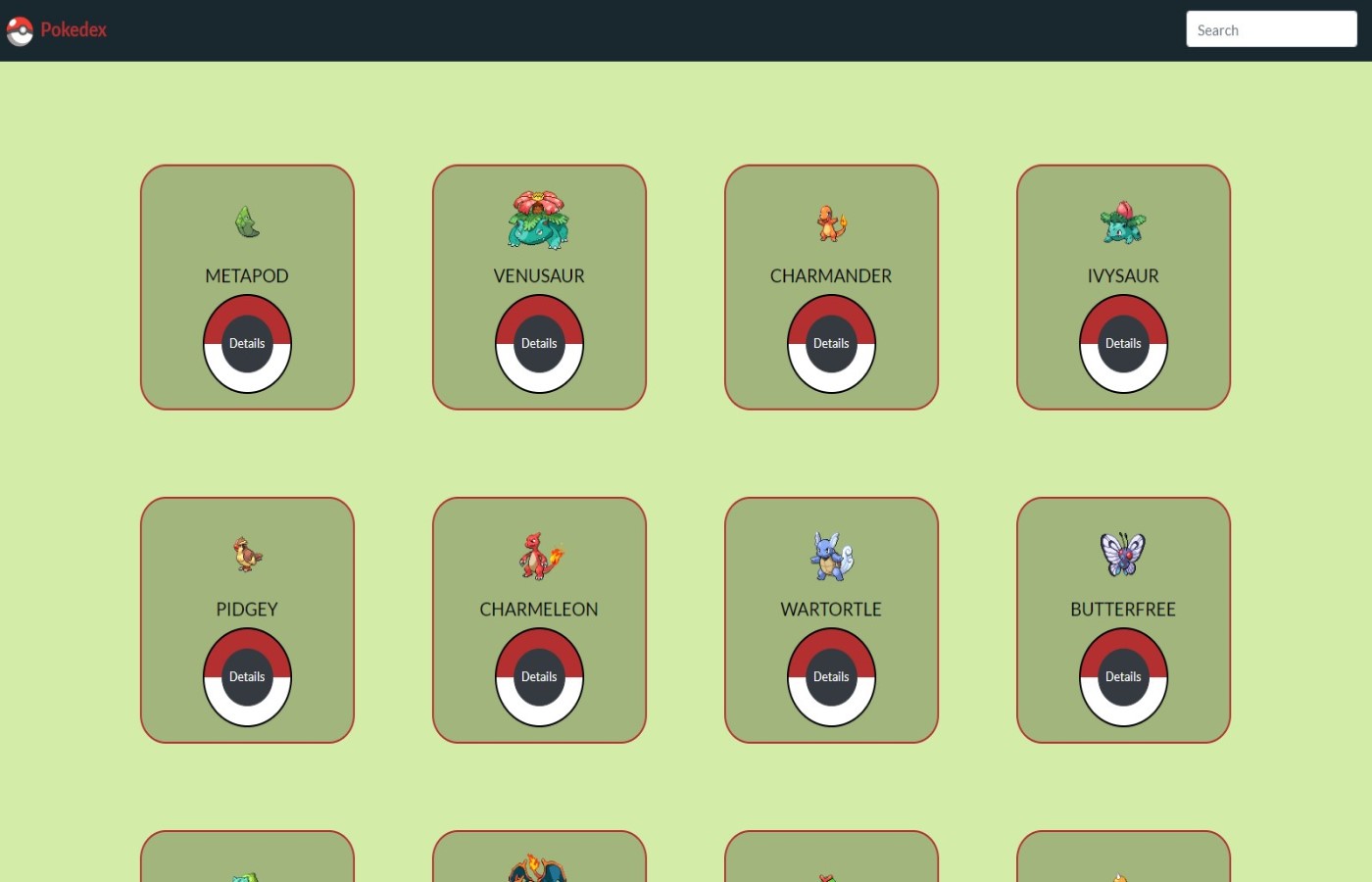 Pokedex App screenshot